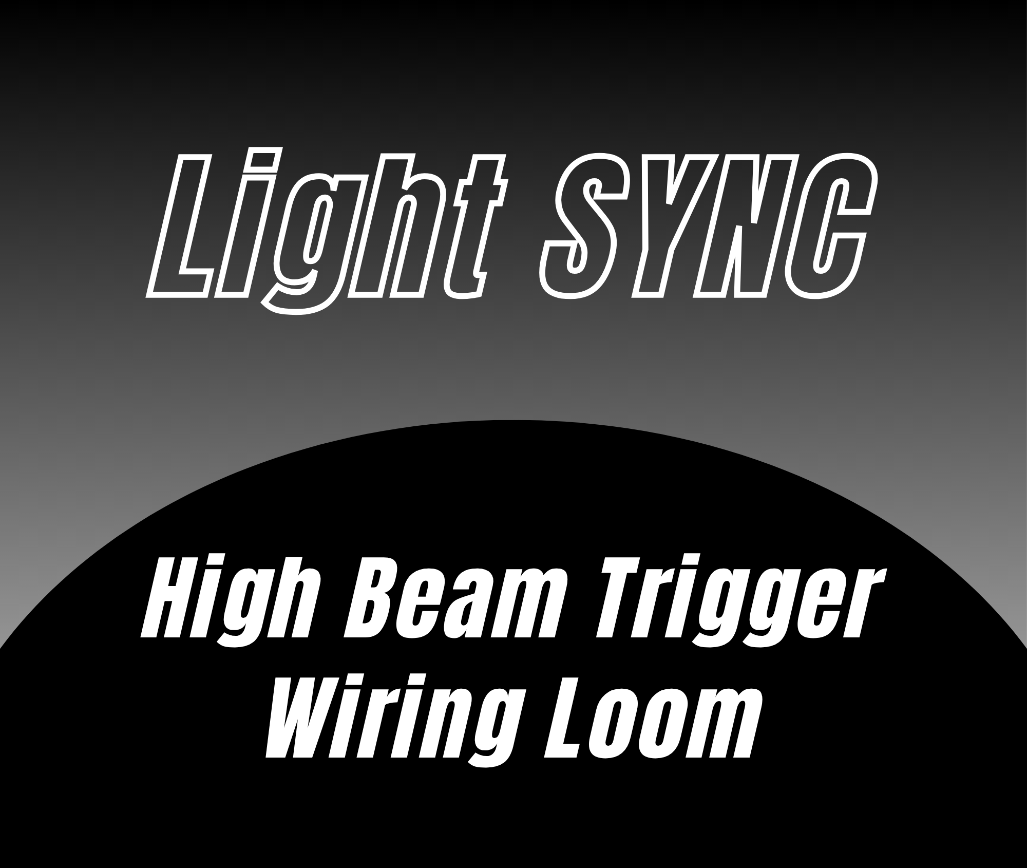 Light SYNC Twin DT Plug High Beam Trigger Wiring Harness