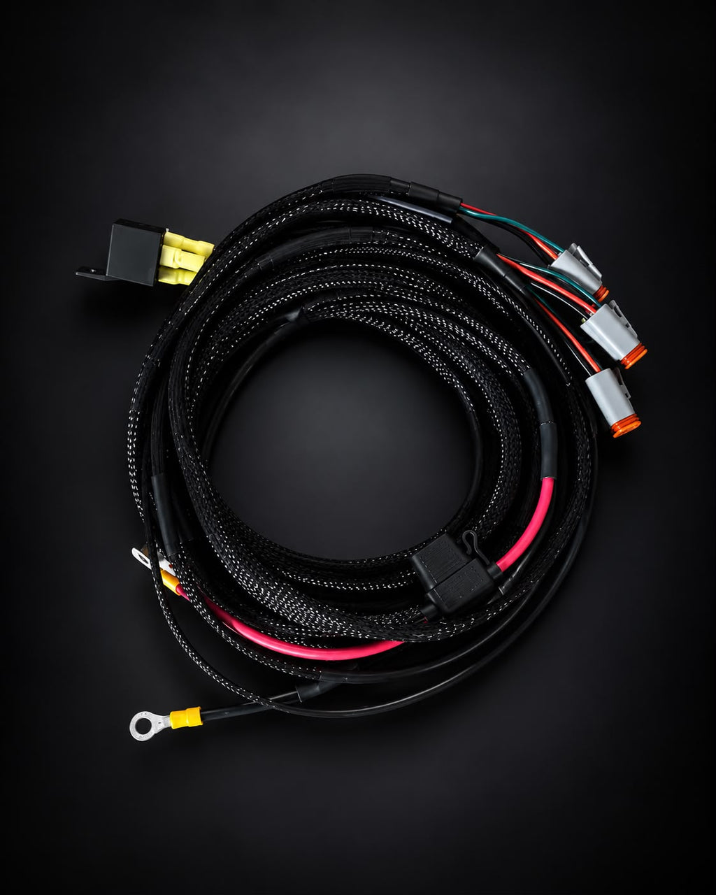 Light SYNC Triple DT Plug High Beam Trigger Wiring Harness